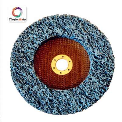 Clean and strip abrasive disc/ paint and rust removal disc 180mm blue color