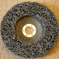 Clean and strip abrasive disc/ paint and rust removal disc 180mm black color