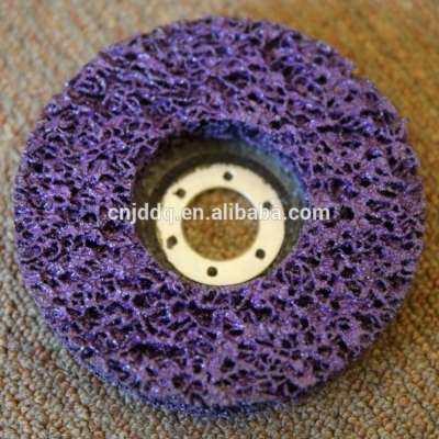 100mm Purple strip disc with fibreglass backing