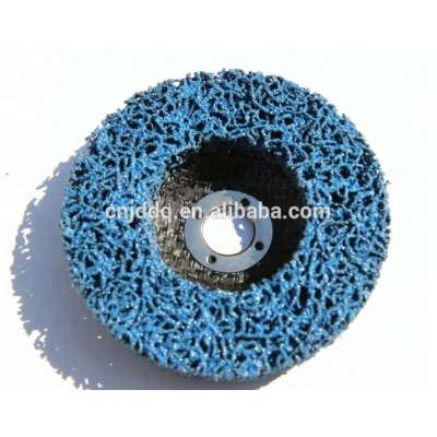 100mm blue strip disc with fibreglass backing