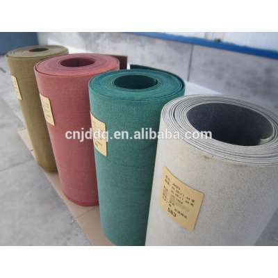 Non-woven sanding belt fabric roll for surface conditioning