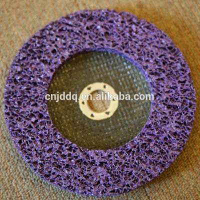 Clean and strip abrasive disc/ paint and rust removal disc 180mm purple color